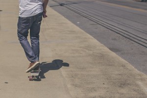 jeans-skateboarder